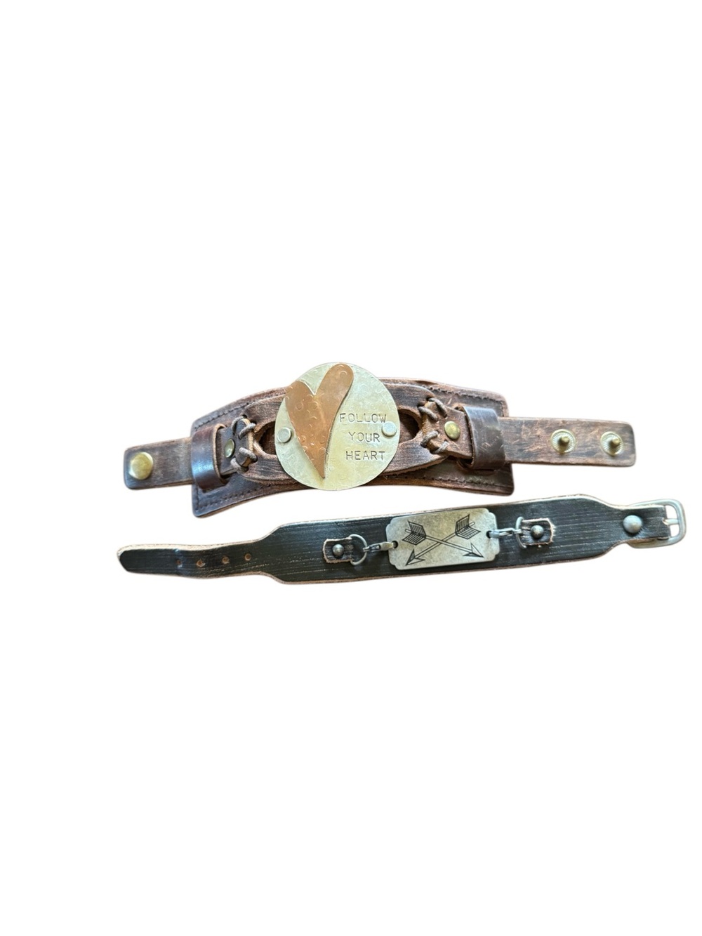 Boutique find, Lot of 2 Leather Bracelets